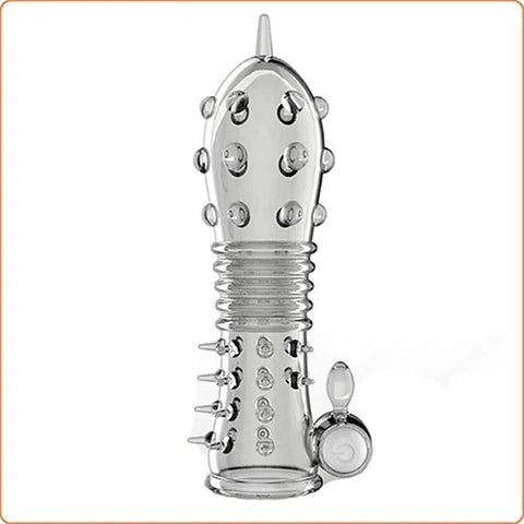 Scorpion Vibration Crystal Penis Sleeve - Pumps, Extenders and Sleeves