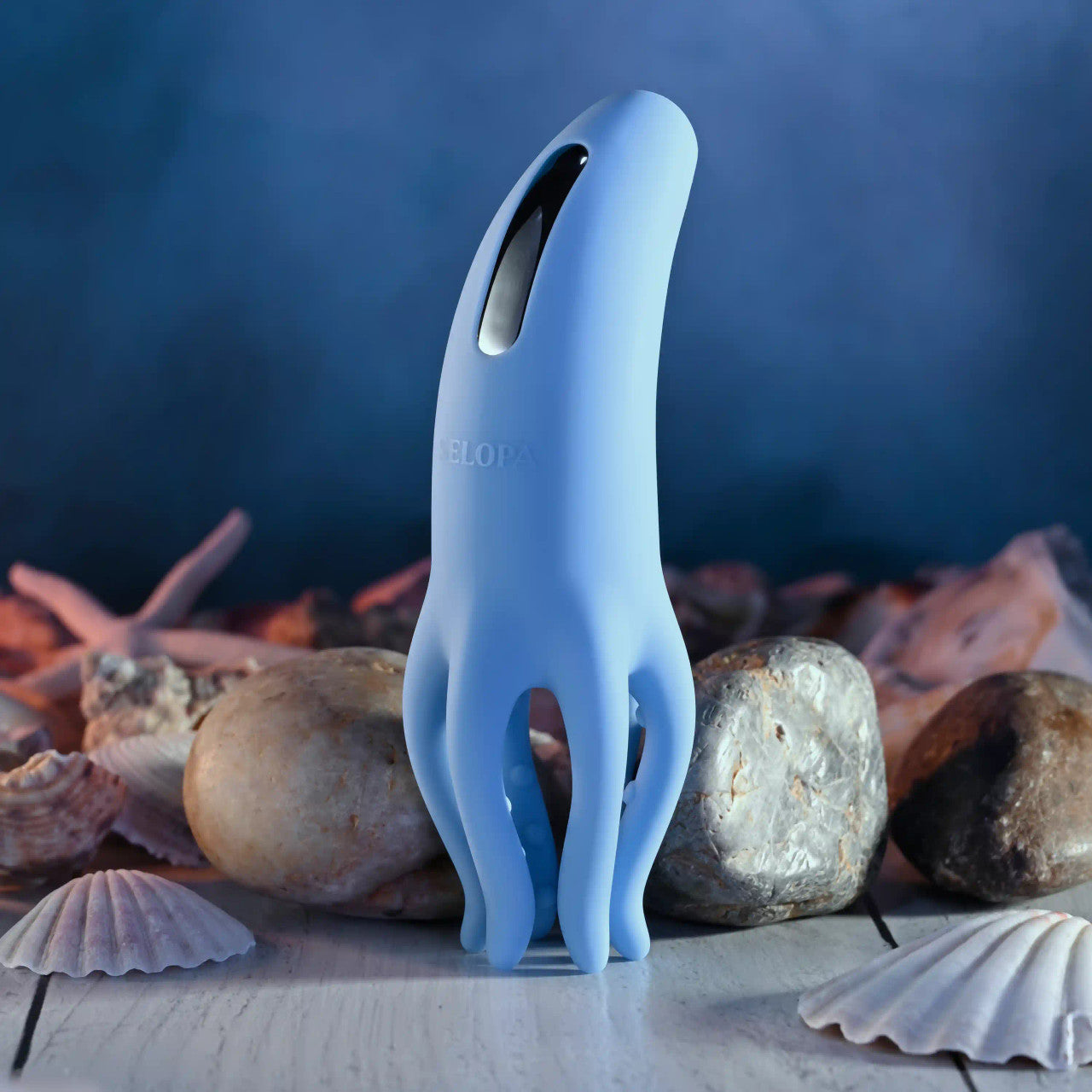 Selopa TENTACLE TICKLER Vibrating Clitoral Stimulator Blue Clit Ticklers and Pulsators