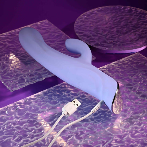 Evolved LAVENDER LOVE USB Rechargeable Rabbit Vibrator - Rabbit Vibrators