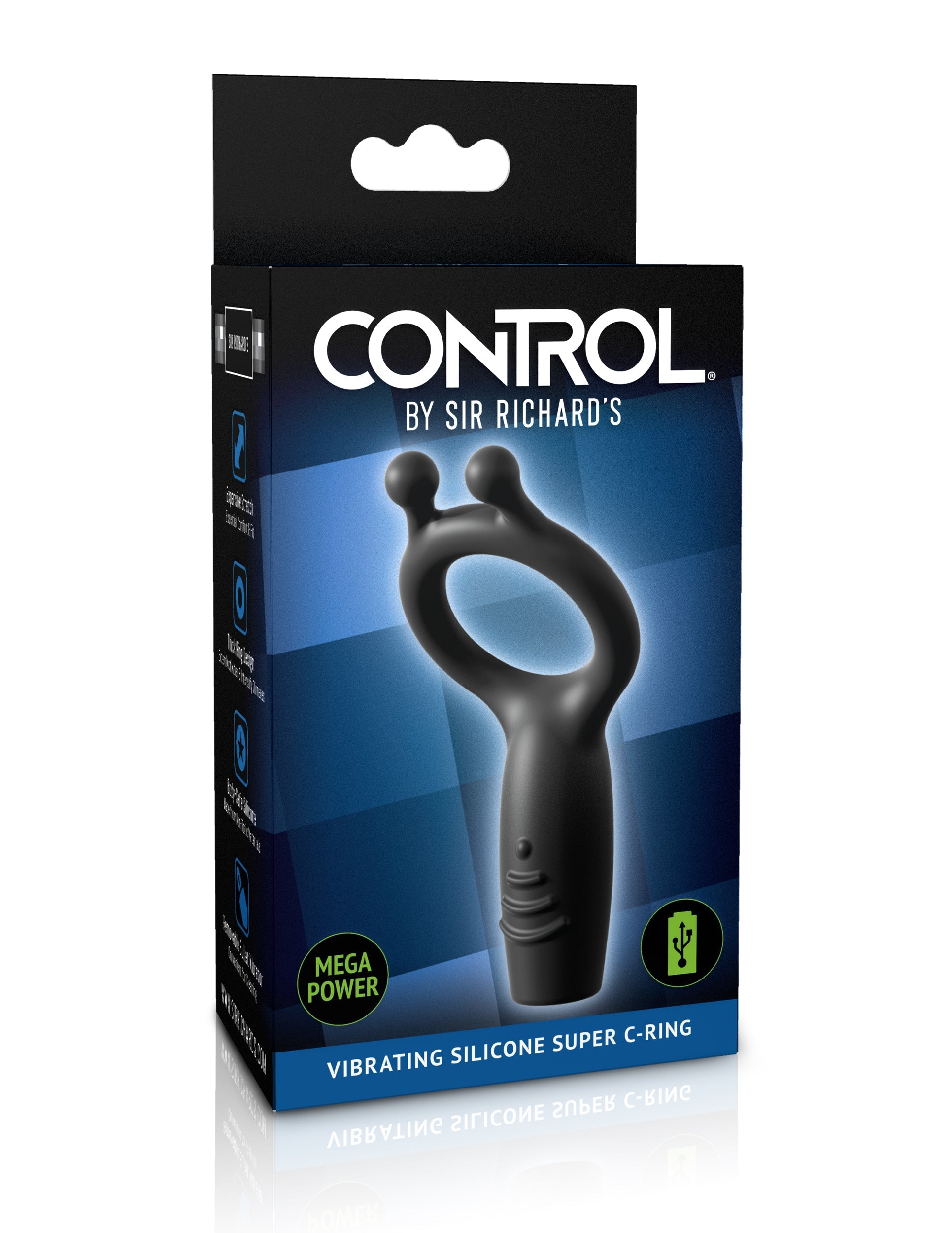 Sir Richards Vibrating Silicone Super Cock Ring Ball and Cock Toys
