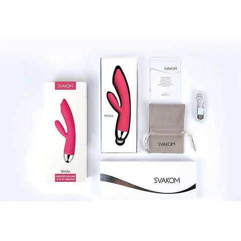 Trysta Multi Functions Rabbit Vibrator with G Spot Ball - Rabbit Vibrators