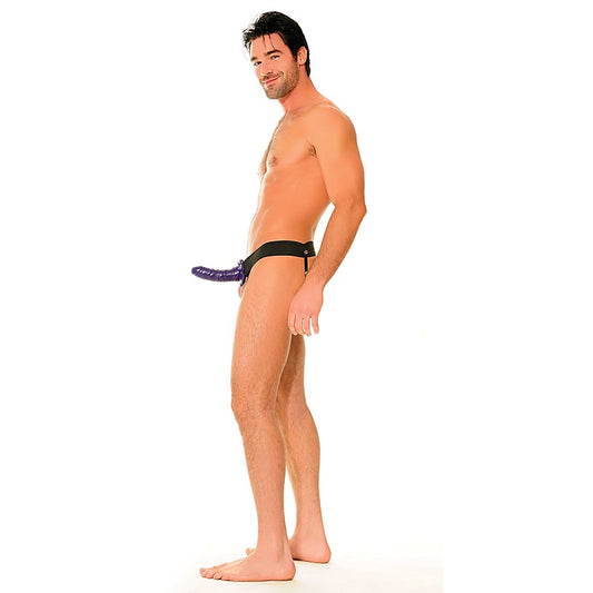 Fetish Fantasy Hollow Strap-On For Him Or Her Dildo - Clit Ticklers and Pulsators