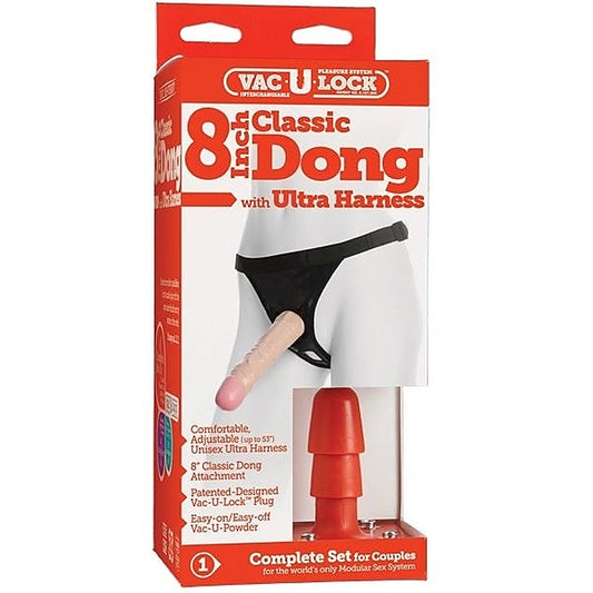 Vac-U-Lock 8 Classic Ultra Harness with Dong
