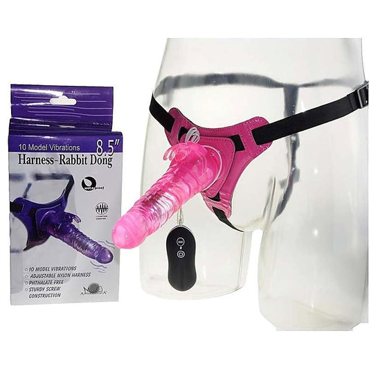 Aphrodisia Harness Rabbit Dildo 8.5