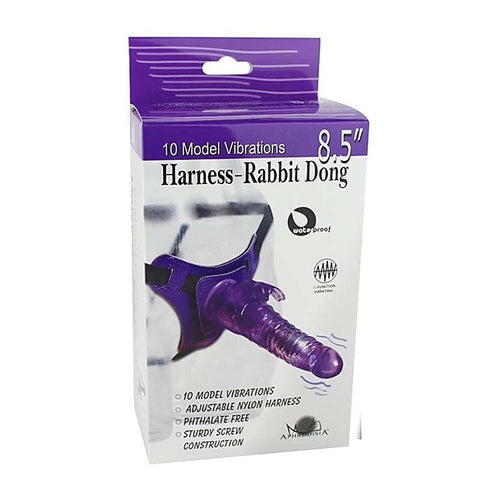 Aphrodisia Harness Rabbit Dildo 8.5