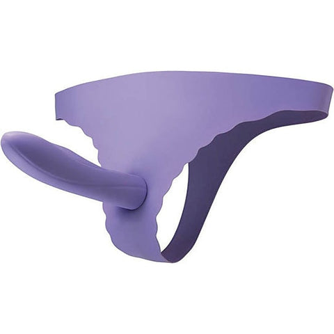 Vibe Therapy Gratify L/XL Lavender Adjustable Strap-On - Strap On Sextoys