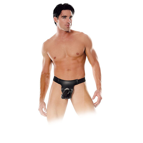 Fetish Fantasy Mr. Big Hollow 8 Inch Strap-On Dildo - Strap On Sextoys