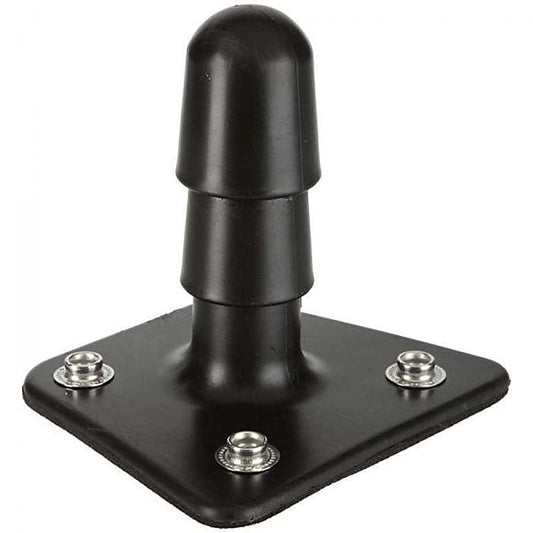 Vac-U-Lock Crotchless Velvet Harness with Plug