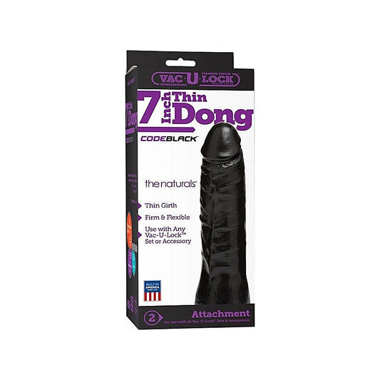 Vac-U-Lock Code Black 7\ Thin Dong The Naturals