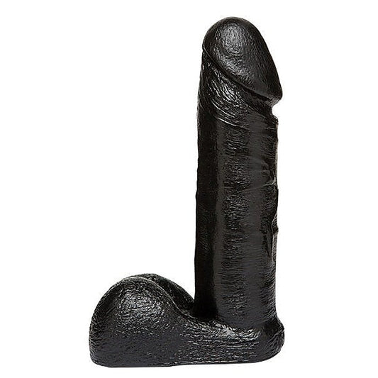 Vac-U-Lock Code Black 6 inch Realistic Cock