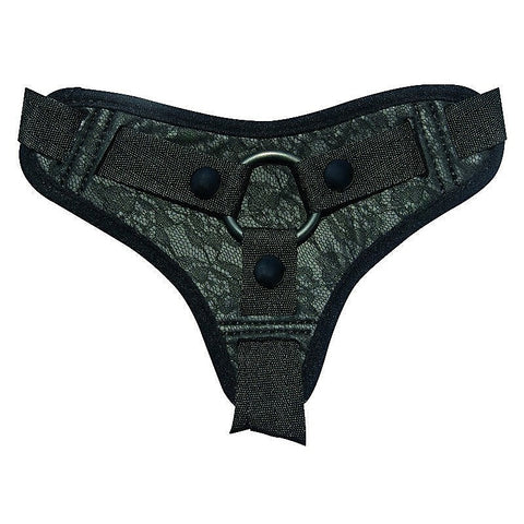 Premium Midnight Lace Strap On by Sportsheets - Strap On Sextoys