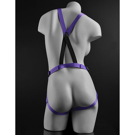 Dillio 7 Inch Strap-On Suspender Harness Set