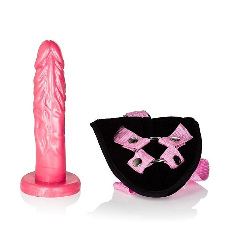 Shane's World Pink Harness with Stud by California Exotics - Strap On Sextoys