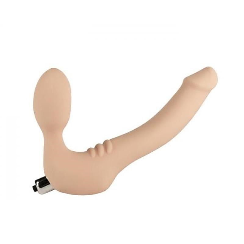 Simply Strapless Vibrating Silicone Strap-On by SI Novelties - Love Eggs and Kegel Exercisers