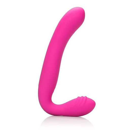 Rechargeable Silicone Love Rider Strapless Strap-On Pink