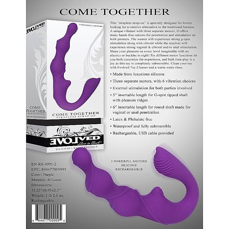 Come Together Strapless Strap-On by Evolved - Strap On Sextoys