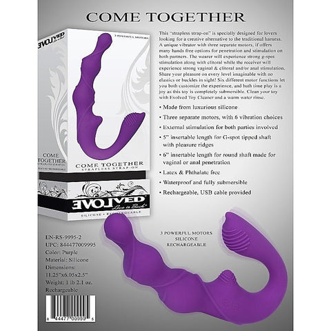 Come Together Strapless Strap-On by Evolved - Strap On Sextoys
