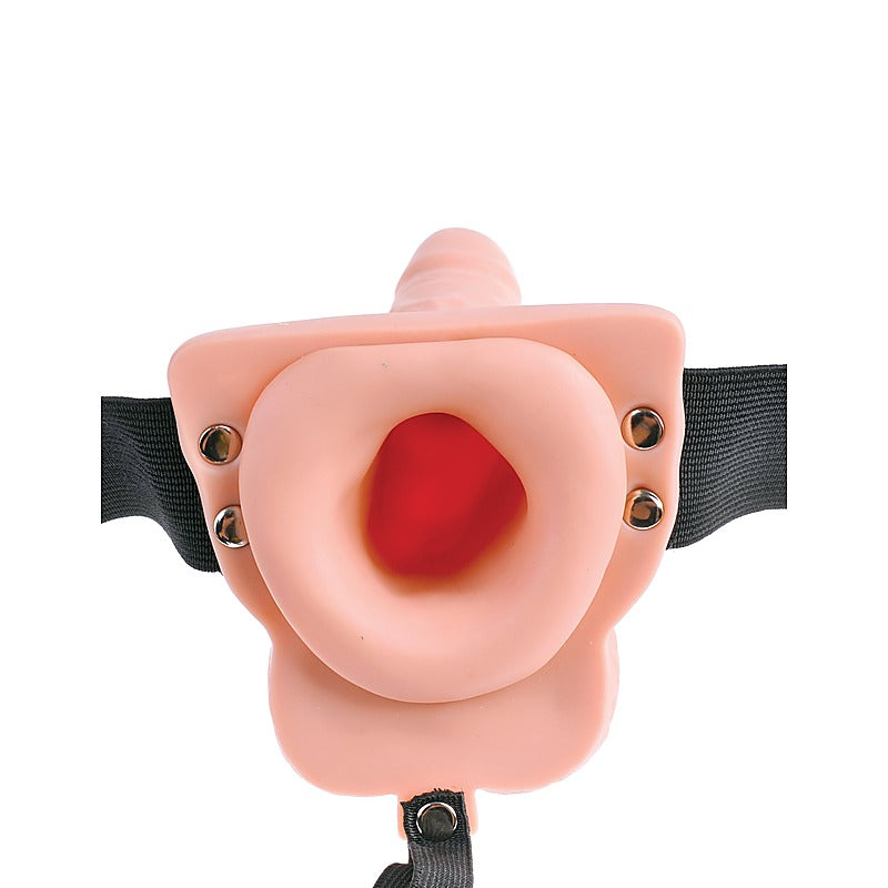 Fetish Fantasy 6 Inch Rechargeable Hollow Strap-On - Strap On Sextoys