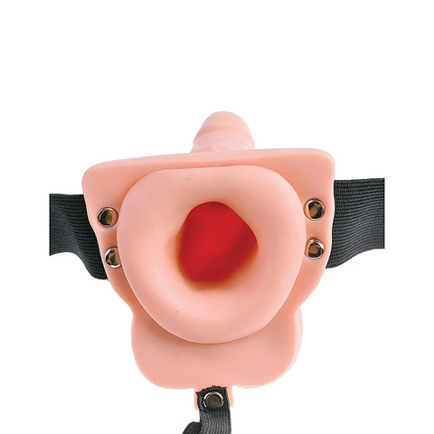 Fetish Fantasy 6 Inch Rechargeable Hollow Strap-On - Strap On Sextoys