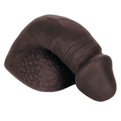 Packer Gear Silicone Penis Black - Strap On Sextoys
