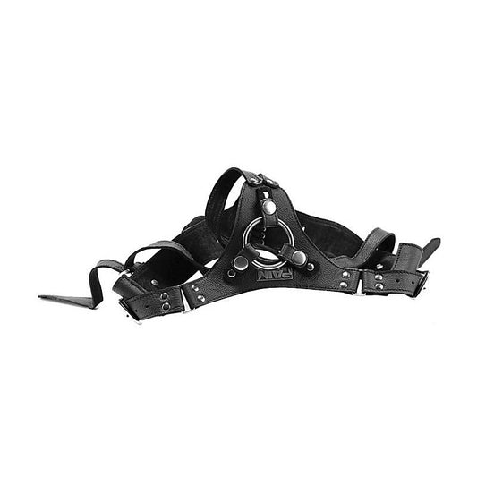 Pain Leather Strap-On Harness