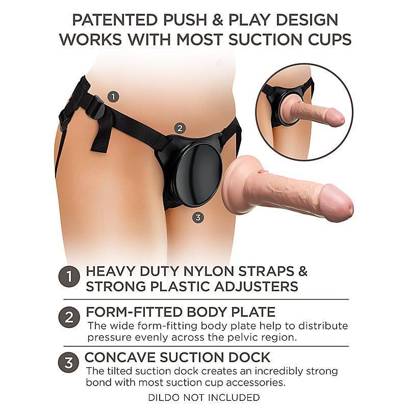 King Cock Elite Beginner Body-Dock Strap-On Harness - Strap On Sextoys