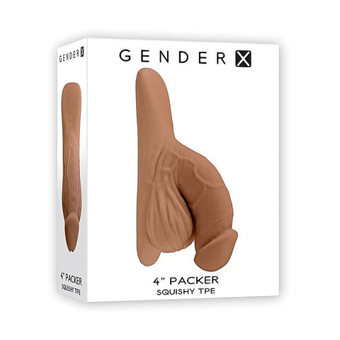 Gender-Affirming 4" Flexible Packer by Gender X - Sex Toys For Couples