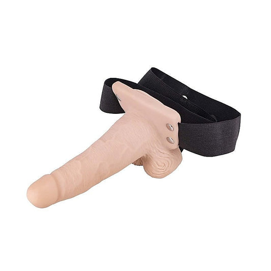 Erection Assistant Vibrating Hollow Strap-On 6 inch