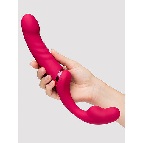 Lapis Flexible Vibrating Strapless Strap On by Lovense - Remote Control Vibrators