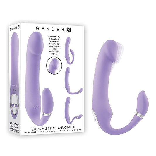 Gender X's Lilac Strapless Strap-On - 10 Speeds of Ecstasy - Strap On Sextoys