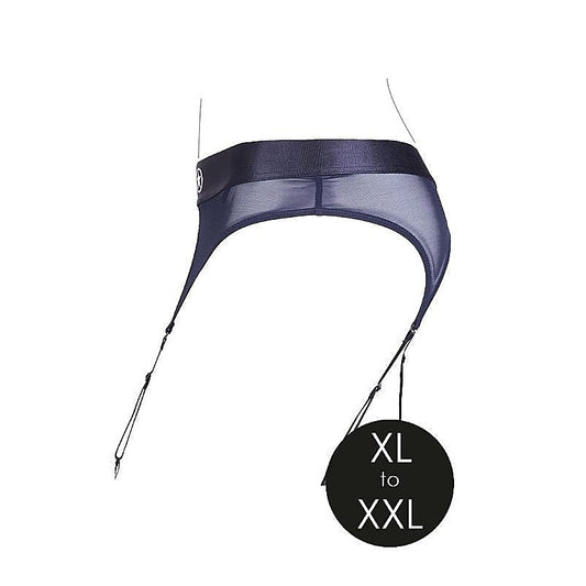 Ouch Luxurious Vibrating Strap-on Thong - Ecstatic Intimacy