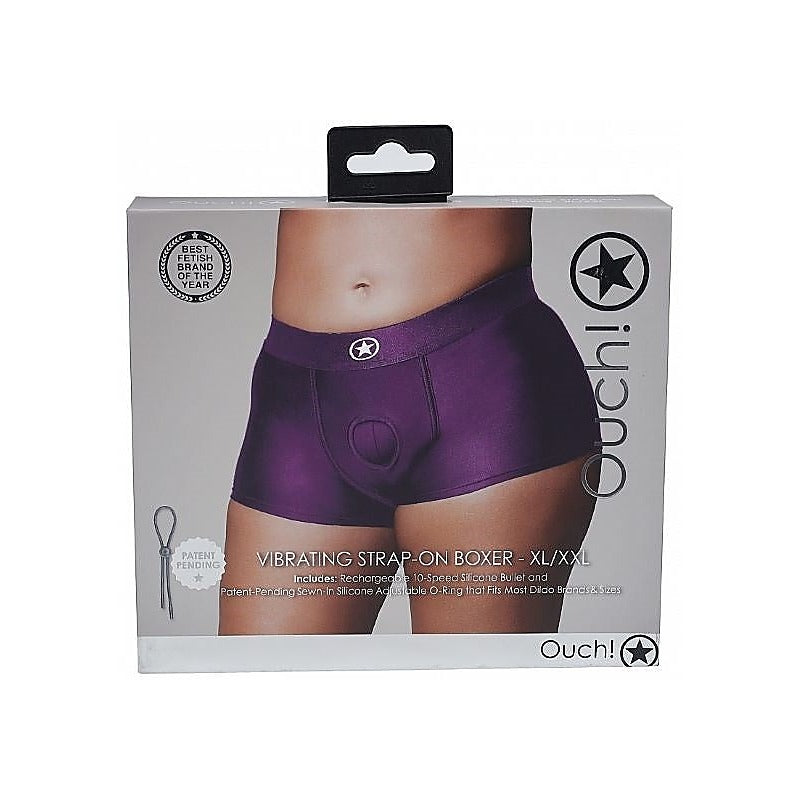 Ouch Electrifying Strap-on Boxer by Shots Toys - Strap On Sextoys