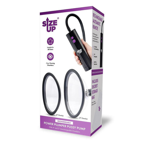 Xgen Size Up Rechargeable Power Plumper Pussy Pump - Pussy And Clit Toys