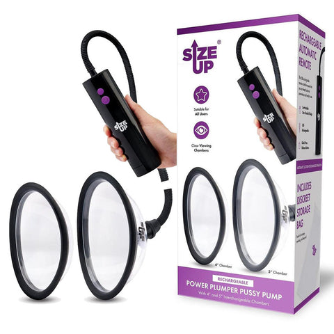 Xgen Size Up Rechargeable Power Plumper Pussy Pump - Pussy And Clit Toys
