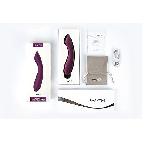 Svakom Amy 2 Flexible G-Spot Vibrator - G-Spot Vibrators