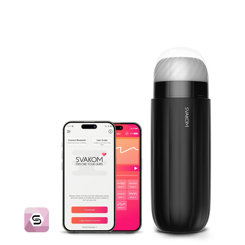Svakom Sam Neo Suction and Vibration Mens Masturbator - Luxury Sex Toys