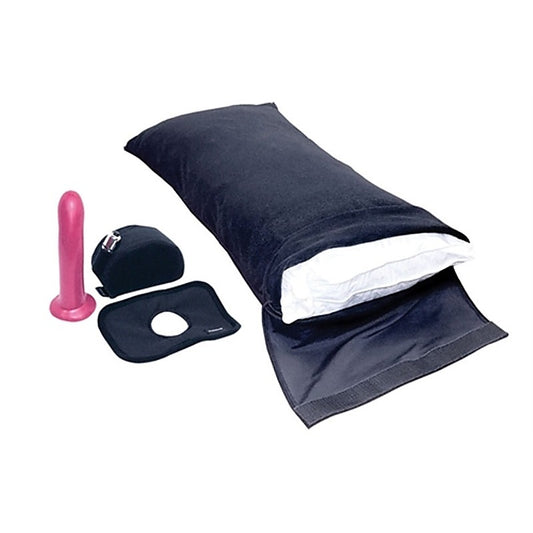 5-Piece Vibrating Position Pillowcase Set with Silicone Dildo - Sex Furniture