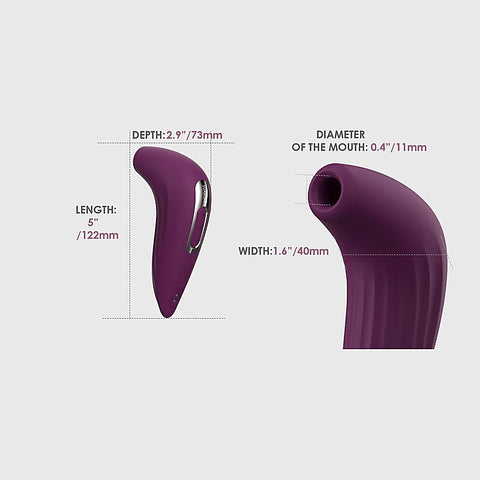 Svakom Pulse Union App Controlled Clitoral Stimulator - Clit Ticklers and Pulsators