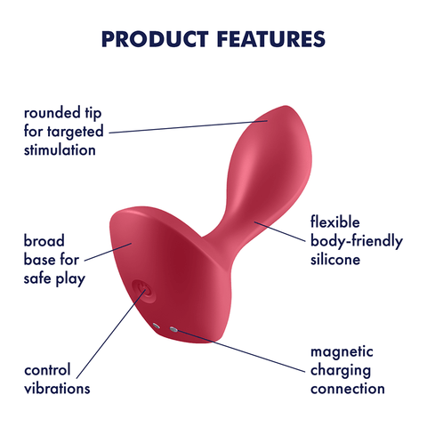 Satisfyer Backdoor Lover Multi Functions Vibrating Anal Plug - Remote Control Vibrators