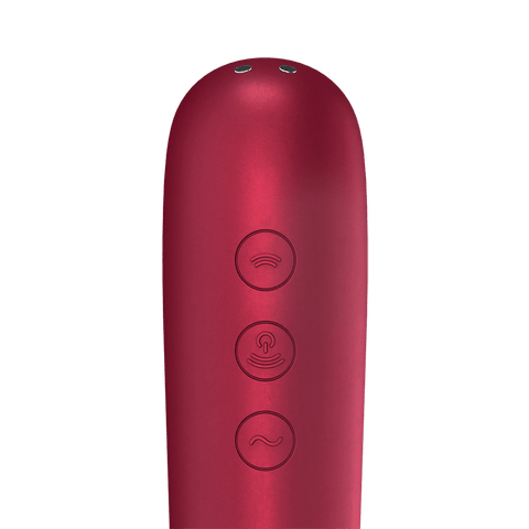 Satisfyer Dual Love Air Pulse Multi Functions Clitoral Massager - Clit Ticklers and Pulsators