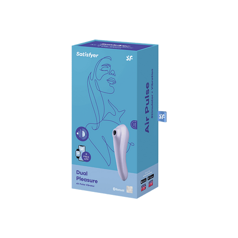 Satisfyer Dual Pleasure Air Pulse Clitoral and G Spot Vibrator - Clit Ticklers and Pulsators