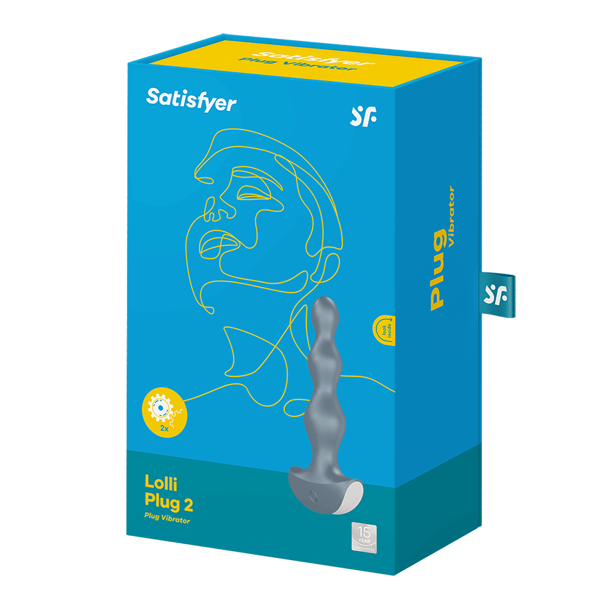 Satisfyer Lolli Plug 2 USB Rechargeable Anal Vibrator Anal Vibrators