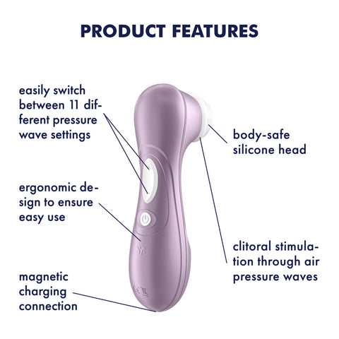 Satisfyer Pro 2 The Next Generation Clitoral Massager - Clit Ticklers and Pulsators