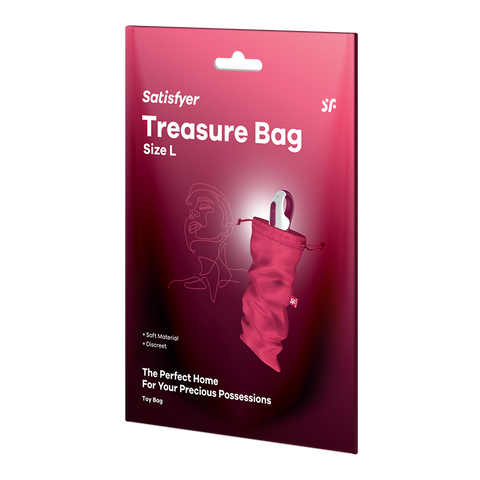 Satisfyer Treasure Adult Toy Storage Bag Pink - Vibrator Accessories