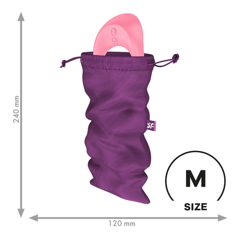 Satisfyer Treasure Sex Toy Storage Bag Violet - Vibrator Accessories