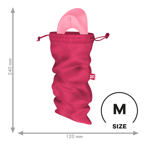 Satisfyer Treasure Adult Toy Storage Bag Pink - Vibrator Accessories