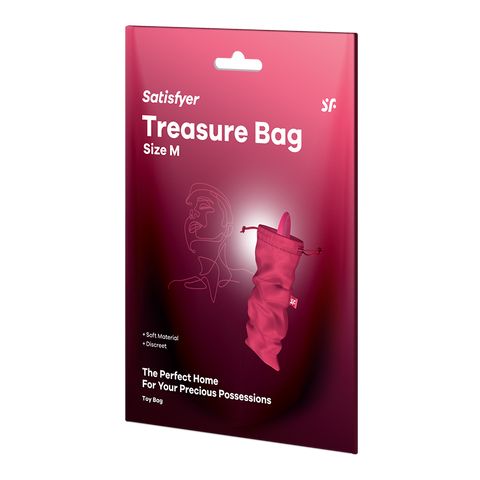 Satisfyer Treasure Adult Toy Storage Bag Pink - Vibrator Accessories