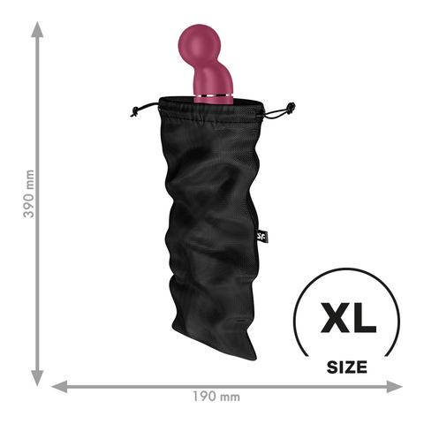 Satisfyer Treasure Toy Storage Bag Black - Vibrator Accessories