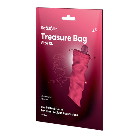 Satisfyer Treasure Adult Toy Storage Bag Pink - Vibrator Accessories