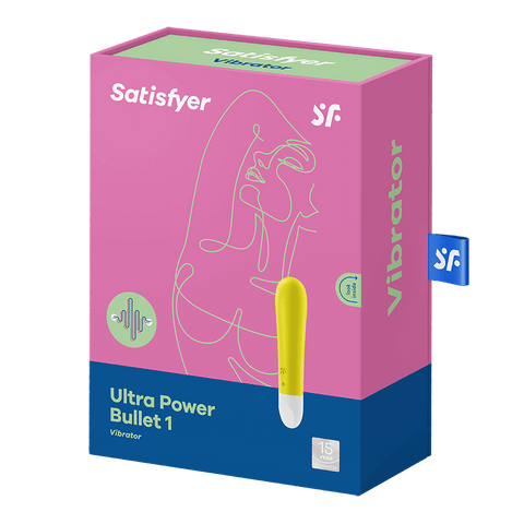 Satisfyer Ultra Power Bullet 1 Waterproof Adult Massager - Remote Control Vibrators